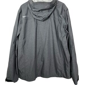 Paradox Windbreaker Jacket XL Softshell Gray Hooded Zip Pocket Rain Run Golf Men